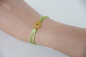 Light Green Satin Gold Compass